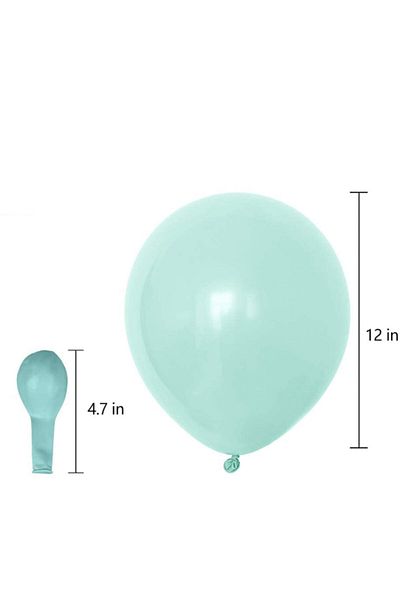 Parti dolabı 5-Piece Mint Green Macaron Mint Matte Balloon
