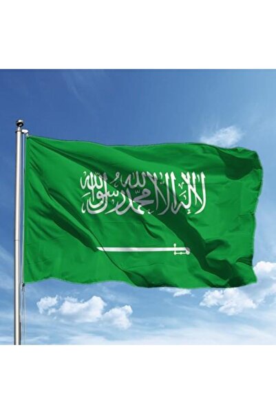Genel Markalar Suudi Arabistan Bayrağı Raşel Kumaş Çift Taraflı 70x105 cm