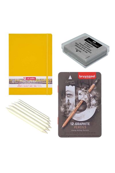 Talens Charcoal Sketch Starter Set - 4