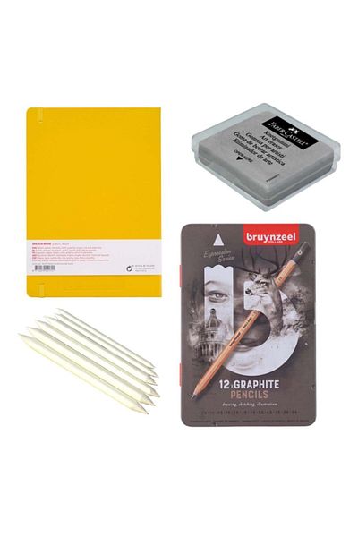 Talens Charcoal Sketch Starter Set - 4