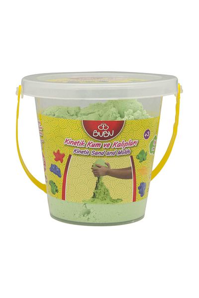 Bubu Bu-bu Kinetic Sand Bucket 500gr Green Ku0021