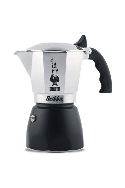 Bialetti New Brikka Mokapot 2 Cup ( New Brikka Moka Pot 2 Cup)
