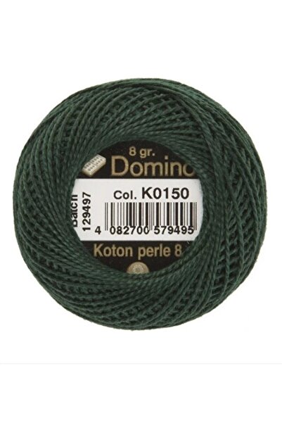 domino Koton Perle 8 г зелений № 8 вишивальна нитка канва Panch Ipi - K0150