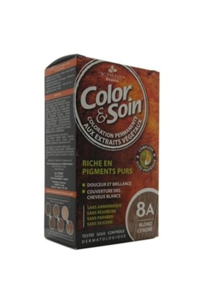 Color Soin Color And Soin Tamamen Bitkisel Organik Saç Boyası 8a Açık Bakır S...