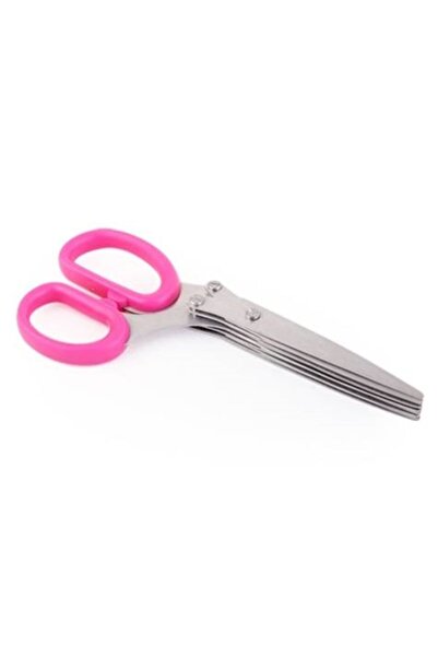 FırsatVar Multi Vegetable Chopper Scissors Parsley Onion Vegetable Slicer Chopper Steel Scissors