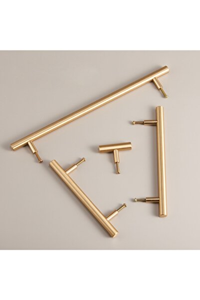 Sor Kimya Luxuryxarch Rosa Mat Gold - Altın - Sarı Kulp 128 Mm Adet