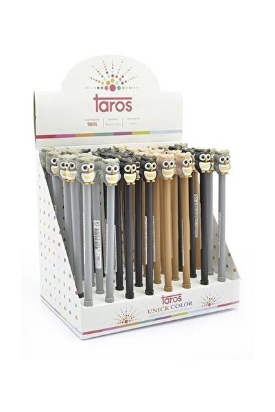 Taros Unick Color Işıklı Baykuş Jel Kalem 4123 - Mavi