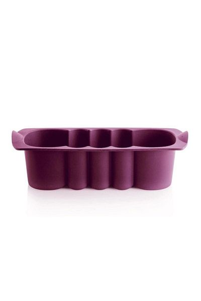 Tupperware Purple Silicone Rectangular Cake Baking Container Hsgl