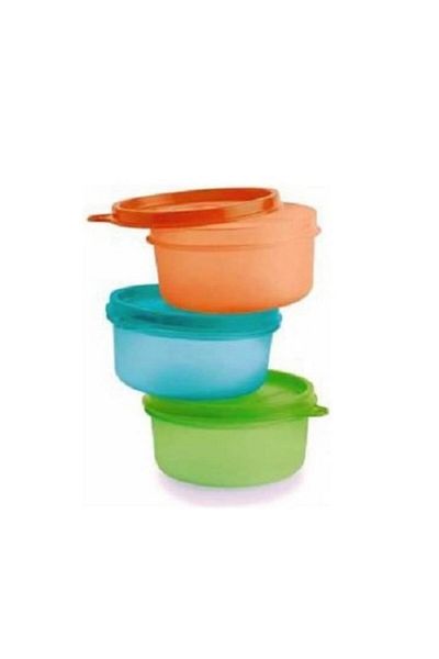 Tupperware Mini Refrigerator Storage Container Candy Triplets Food Container Hsgl Colorful