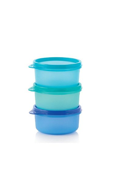 Tupperware Blue Mini Refrigerator Storage Container