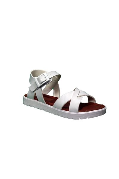 Polaris 91.508159.P White Girl's Sandals 100380036