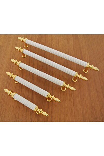 Azimkar Hırdavat Kumru Boy Kulp Sarı-beyaz 64 Mm Dolap Vestiyer