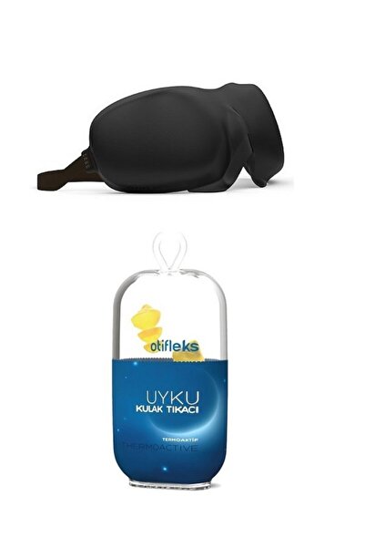 OTİFLEKS 3d Uyku Bandı + Uyku Kulak Tıkacı (medium)