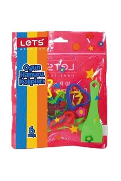 Lets Oyun Hamuru Kalıbı 6' Lı