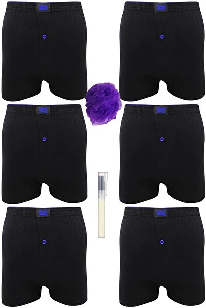 Tutku Μαύρα ανδρικά μποξεράκια με Βαμβάκι κουμπιά *Σετ Βαμβάκι τεμαχίων + Άρω...