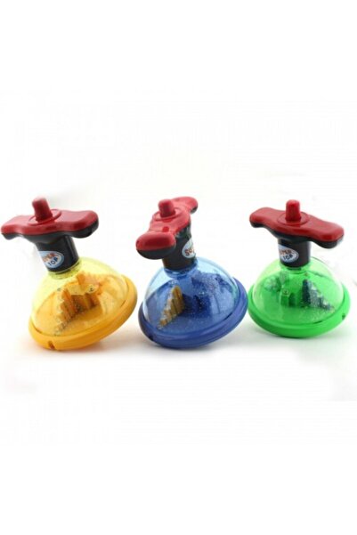 Kılıçlar Oyuncak Kurmalı Topaç 3'lü Paket Değişik Renklerde
