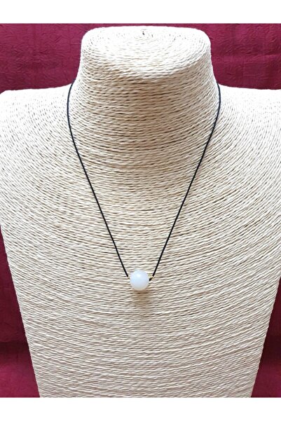 GÜMÜŞTEL EL SANATLARI قلادة من حجر العقيق المعتمد قابلة للتعديل من الحجر الطب...