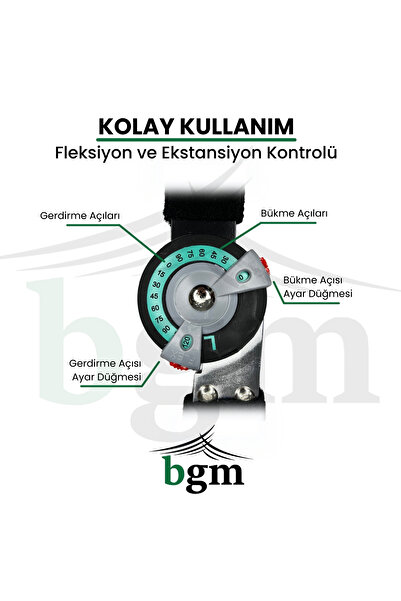 bgm Açı Ayarlı Dizlik Kısa Yüksek Kalite ve Konfor Kısa Menteşeli Dizlik