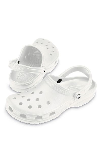 Crocs Classic Sabo Slippers 100% Daily Use White