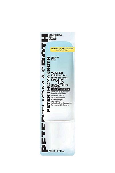 PETER THOMAS ROTH تجفيف المياه™ عامل حماية من الشمس 45 - مرطب هيالورونيك كلاود 50 مل