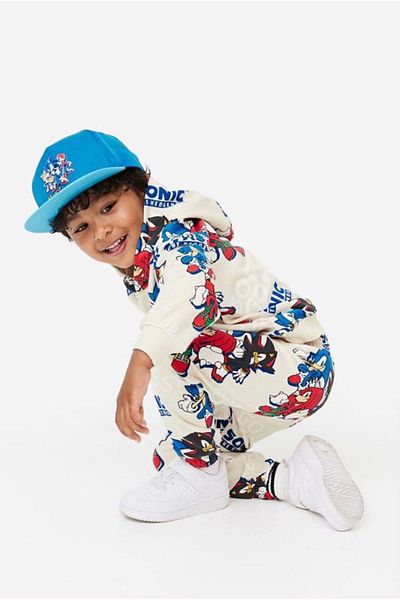 My Kids Wear طقم هوديي وقبعة لشخصية كرتونية من الأعلى والأسفل