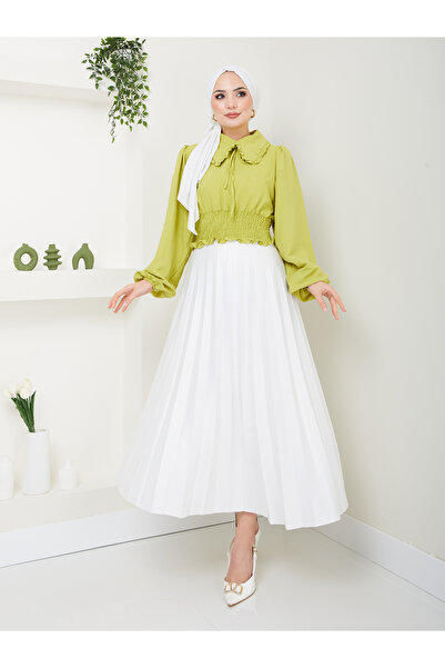 VOLT CLOTHİNG Γυναικεία μπλούζα Hijab με γιακά μωρού Ayrobin