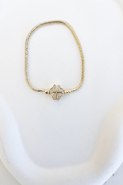 Pretty Çiçek Model Zirkon Taşlı Bileklik