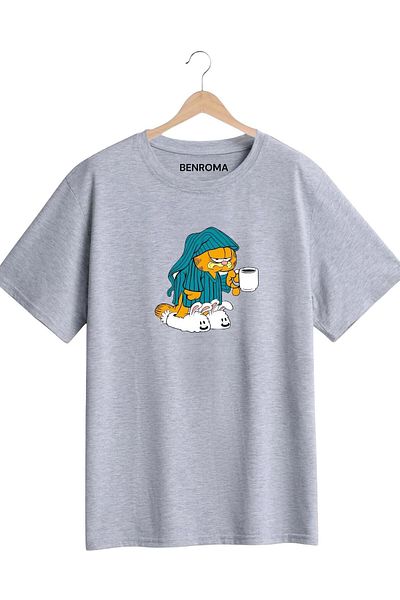 BENROMA 1 tricou este un cadou pentru achiziții de 6 și mai sus în coș - Tricou pentru copii cu imprimeu Garfield