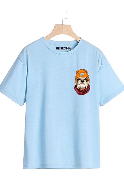 BENROMA 1 tricou este un cadou pentru achiziții de 6 sau mai sus în coș - Tricou unisex pentru copii cu imprimeu pentru câini
