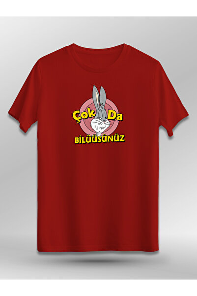 Trakya Bazaar Çok Da Bilüüsünüz Bugs Bunny (Baskılı Üniseks Tişört)
