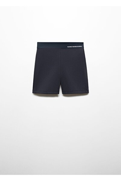 MANGO Woman Logo dokuma şort