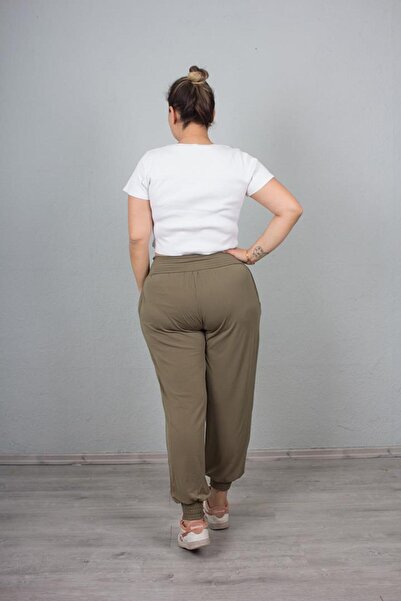 Truva XXL Large Size Shalwar Trousers Green P332