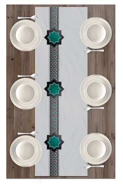 Bertille Home Σειρά Ramadan 140x40 cm Digital Printed Runner (από τη Ραμαζάνι)