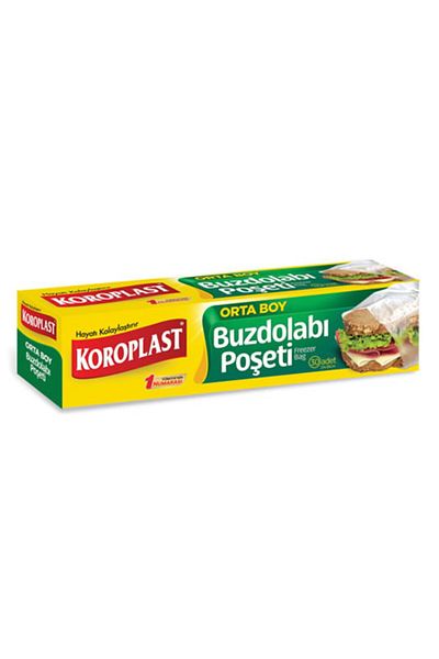 Koroplast Refrigerator Bag, Medium Size, 24x38 cm, 20 Pieces