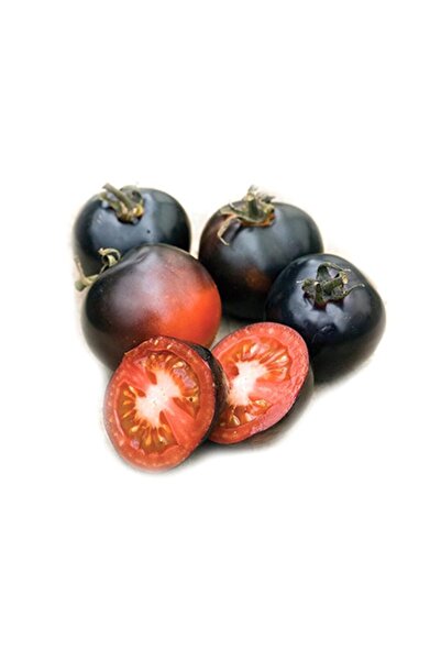 Köy Tohumları 1O Adet Tohum Organik Siyah Çeri Domates Tohumu Black Çeri  Toh...