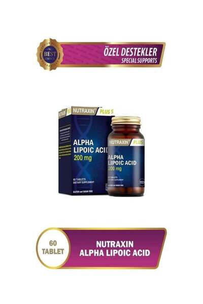 Nutraxin Alpha Lipoic Acid 200 Mg 60 Tablets Skt2026 + Facial Cleanser 100ml Gift