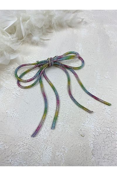Hayalperest boncuk Sparring Folosit Agrafă cu arc cu strasuri Cataramă automată Agrafă cu arc cu stras strălucitor Multicolor