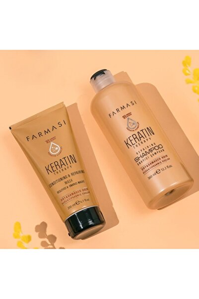 Farmasi Onarıcı Şampuan 360ml + Keratin Therapy maske