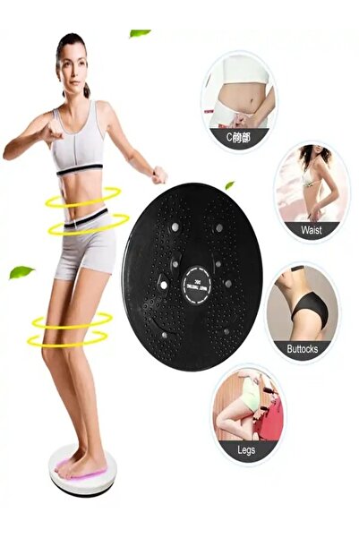 Clifton Bel İnceltici Spor Aleti Waist Twisting Disc Tutma Lastikli Twister (...