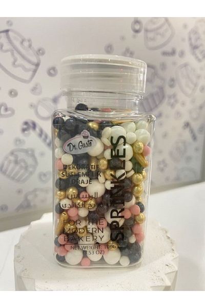 Dr. Gusto Dr Gusto Renewable Decoration Candy Mix Sprinks 100Gr