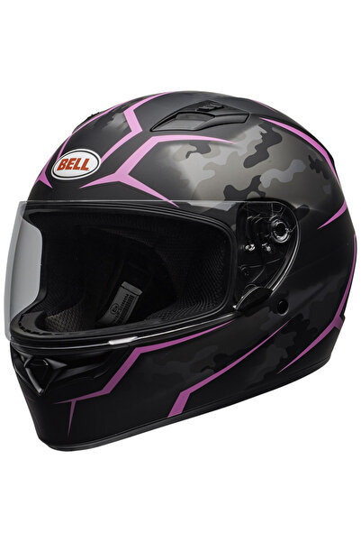 Bell PS QUALIFIER STEALTH MATT SİYAH-PEMBE MOTOSİKLET KASK