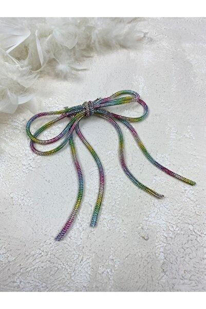 Limelia Cataramă Seyran cu piatră, cataramă cu arc, cataramă automată Seyran, multicoloră