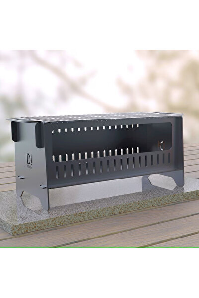 ARVALLI Mini Masa Üstü Kamp Mangalı Portatif Taşınabilir