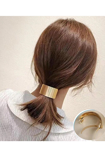 NEW HİLL مشبك معدني أوتوماتيكي على شكل ذيل حصان