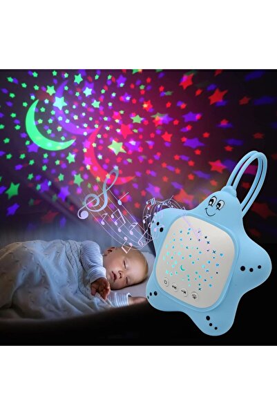 RICHIE Bebek uyku yardımcısı sesli ışıklı yıldız yansıtmalı yeni doğan bebek ...