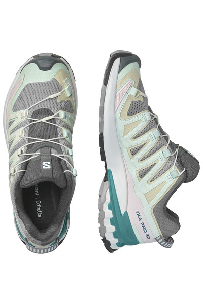 Salomon Xa Pro 3D V9 W Gull/White/Bleached Aqua Kadın Ayakkabı