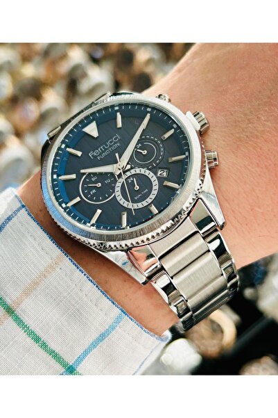 Ferrucci Fcf.13907fm.03 Ferruci Erkek Kol Saati Aktif Fonksiyon Ve Iki Yıl Garantili Kalite Şıklığı
