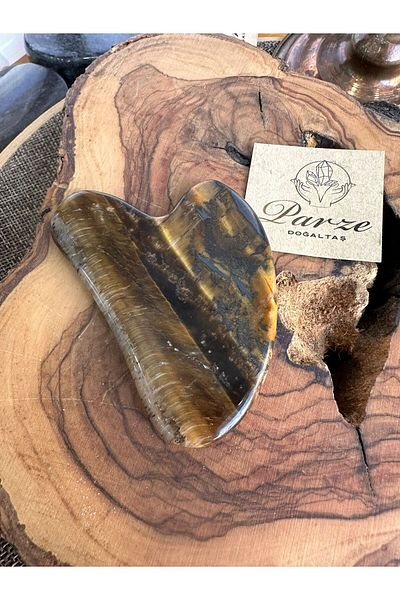 parze doğaltaş Turtle Eye Gua Sha Dermaroller - Elegant and Comfortable Cut