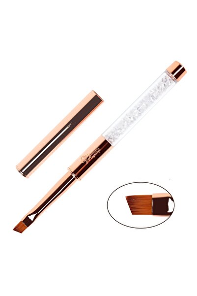 Venalisa Kapaklı Nail Art Kesik Yan Fırça