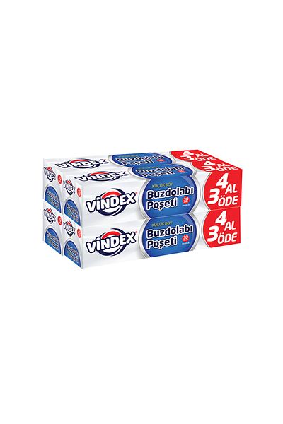 Vindex Refrigerator Bag, Small Size, 20x30 cm, Buy 4 Pay for 3, 120 Pieces